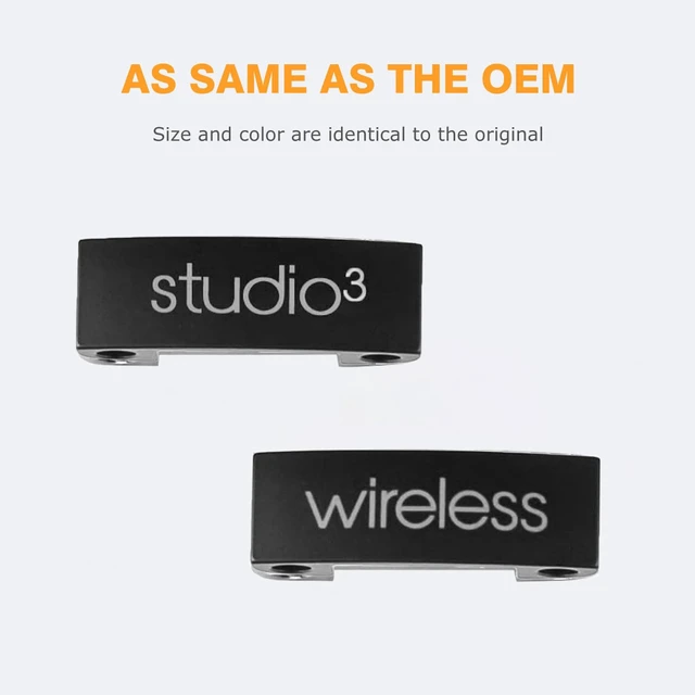 Alt view image 2 of 6 - Studio 3 Replacement Hinge as Same as the OEM Accessories Parts Durable Repair Kit Compatible with Beats by Dre Studio3 (A1914), Studio 2 Wired/Wireless, Studio Pro (A2924) Headphones (Black)