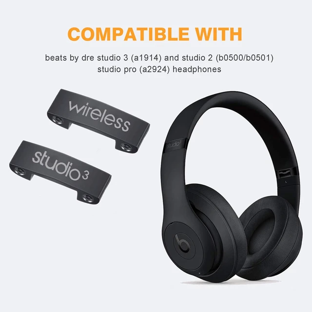 Alt view image 5 of 6 - Studio 3 Replacement Hinge as Same as the OEM Accessories Parts Durable Repair Kit Compatible with Beats by Dre Studio3 (A1914), Studio 2 Wired/Wireless, Studio Pro (A2924) Headphones (Black)