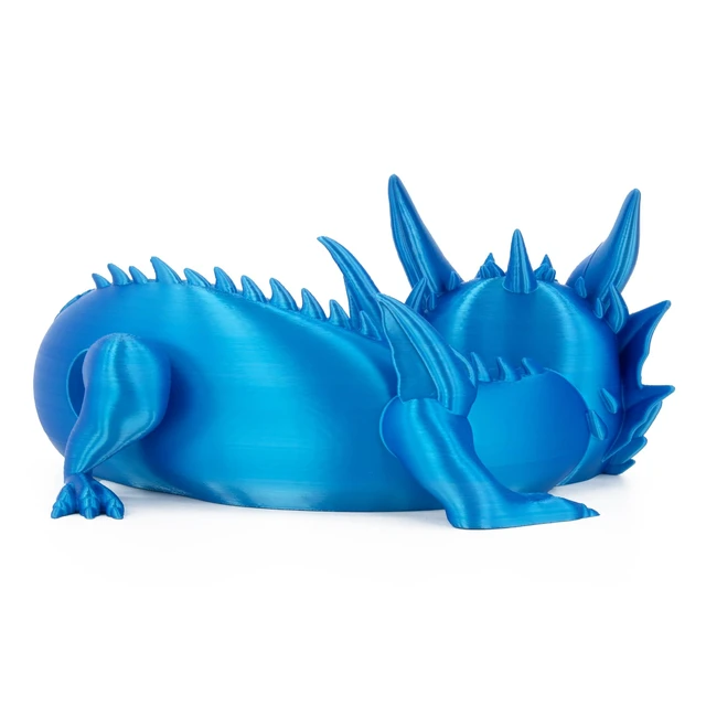 Alt view image 6 of 7 - Dragon Stand for Echo Dot 4th/5th Gen, 3D Printed Dragon Echo Desktop Speakers, Holder for Echo Dot 5th Gen Echo Dot 4th Gen, Made in USA (Blue)
