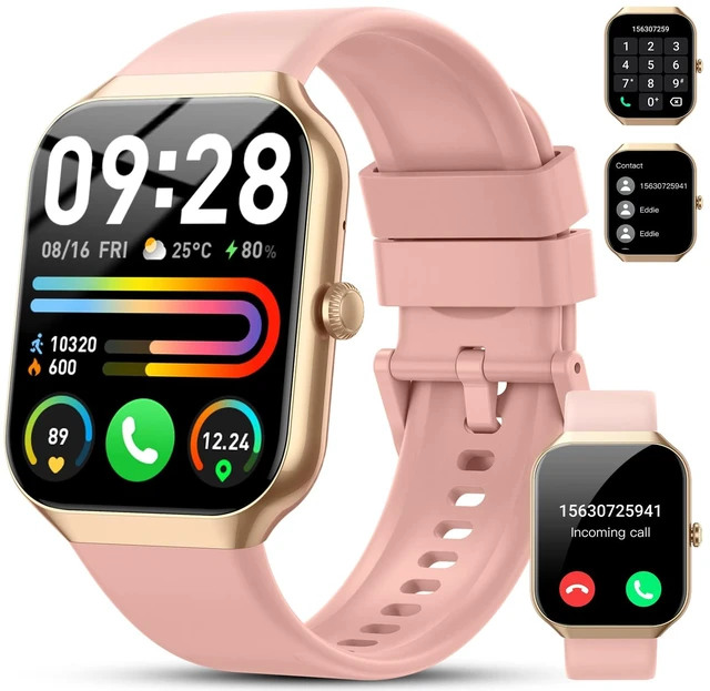 Main image of Smart Watch(Answer/Make Call), 1.96" HD Smartwatch for Men Women, 2026 Fitness Watch with 7/24 Heart Rate/Sleep Monitor/30+Day,113+ Sport Modes,IP68 Waterproof Fitness Activity Tracker for Android iOS