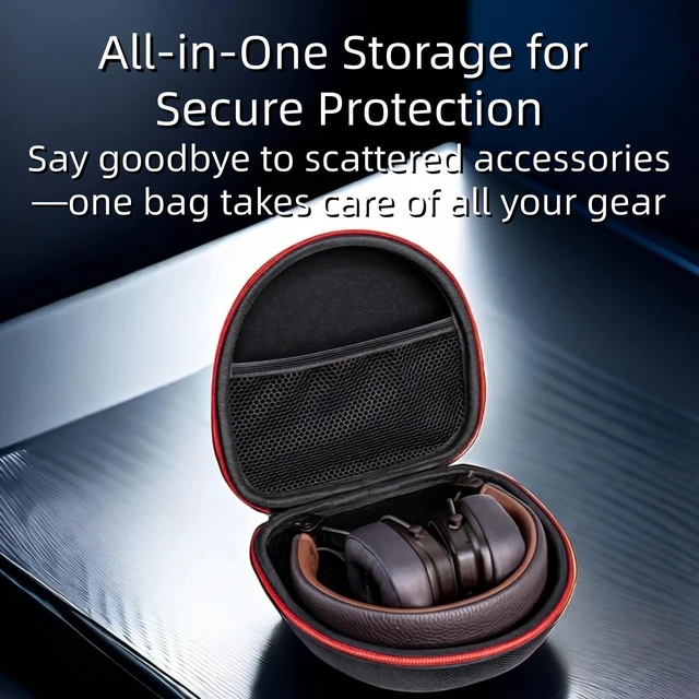 Alt view image 6 of 7 - Hard Carrying Case for Marshall Major II/III/IV/V,Scratch-Resistant, Abrasion-Resistant, Waterproof, and Splash-Proof for Major 5/4/3/2 Headphones (Black)