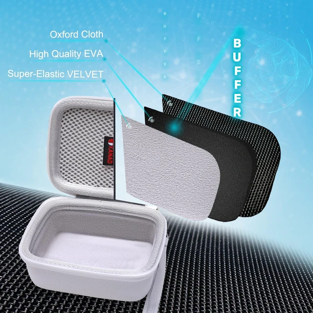 Alt view image 3 of 6 - Hard Case Compatible with JBL Go 4 / GO 5 / Go 3 Ultra Speaker, White