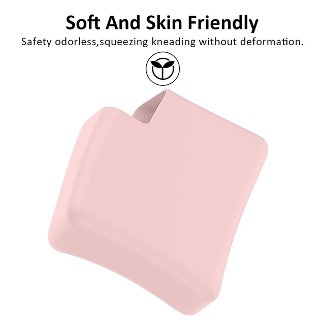 Alt view image 3 of 7 - 140W Soft Silicone Charger Protector Case Cover for MacBook Pro 16 inch 2026-2021 A2485 A2780 A2991 A3186 A3403 A3428 A3429 M5 M4 M3 M2 M1 Pro/Max Chip, 140W Power Adapter Cover, Baby Pink