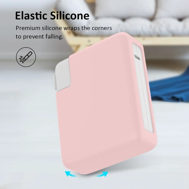 Alt view image 4 of 7 - 140W Soft Silicone Charger Protector Case Cover for MacBook Pro 16 inch 2026-2021 A2485 A2780 A2991 A3186 A3403 A3428 A3429 M5 M4 M3 M2 M1 Pro/Max Chip, 140W Power Adapter Cover, Baby Pink
