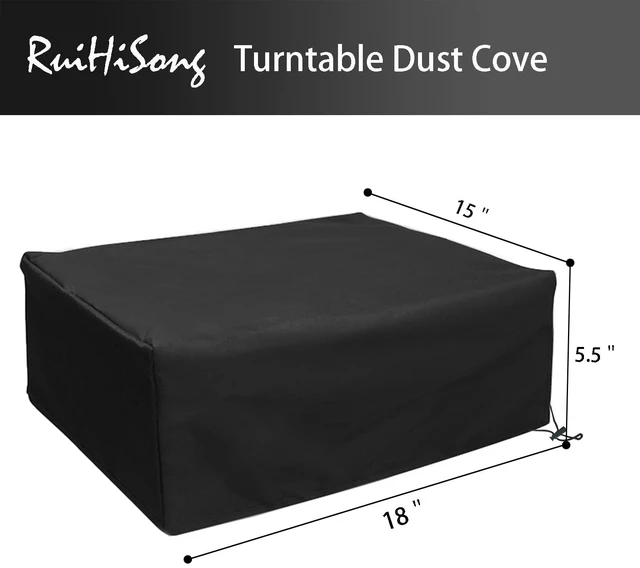 Alt view image 2 of 6 - Turntable Dust Cover,Record Player Turntable Cover,Suitable for Most Models of Record Player Turntables SL-Q300/SL-B250 /SL-B260 /SL-BD20 /SL-BD27 /SL-BD35 /SLD-20 /SL-PC11(Black)