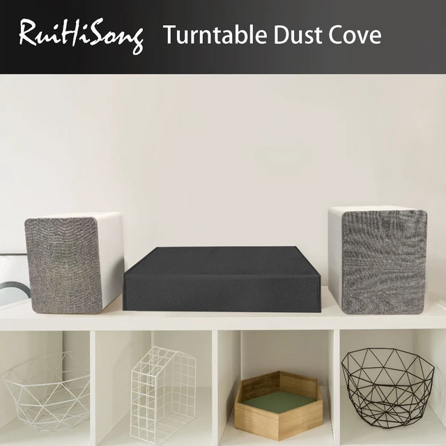 Alt view image 5 of 6 - Turntable Dust Cover,Record Player Turntable Cover,Suitable for Most Models of Record Player Turntables SL-Q300/SL-B250 /SL-B260 /SL-BD20 /SL-BD27 /SL-BD35 /SLD-20 /SL-PC11(Black)