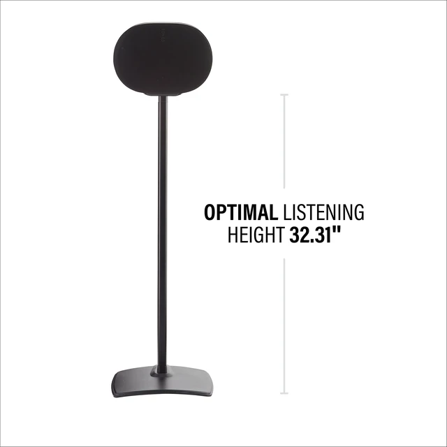 Alt view image 5 of 7 - Fixed Height Speaker Stand for Sonos Era 300 Single WSSE31