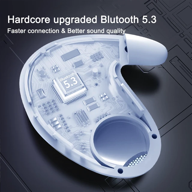 Alt view image 6 of 7 - Invisible Sleep Wireless Earphone, Sleeping Earbuds for Side Sleepers Built-in Mic, Earbuds for Sleeping with Type-C Fast Charging Case (White)