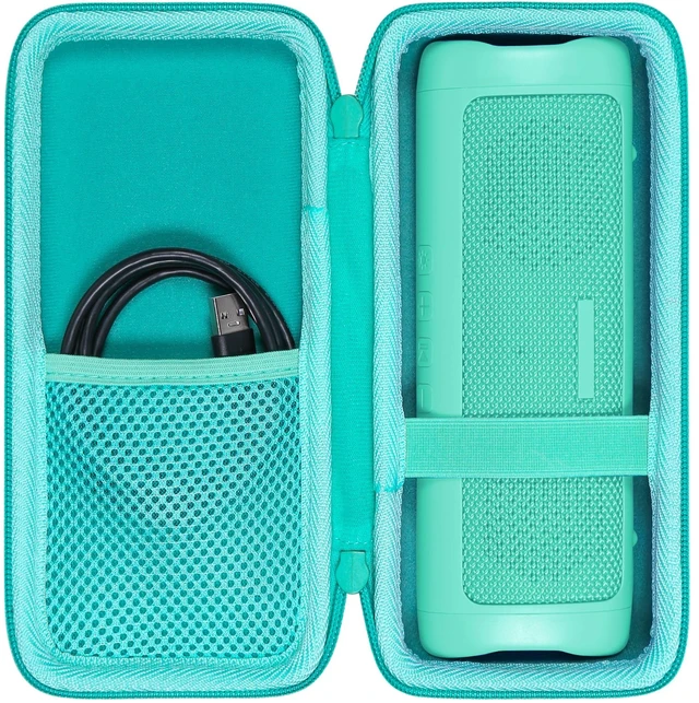 Main image of Hard Case for BolaButty X-GO C27C Bluetooth Speaker Speaker,Teal Travel Protective Storage Bag with Mesh Pocket & Handle, Shockproof EVA Shell and Soft Lining