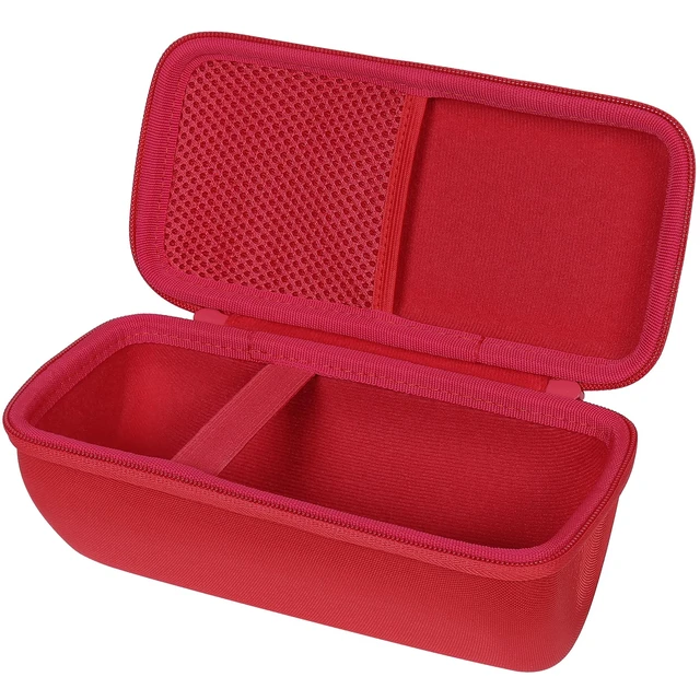 Alt view image 2 of 7 - Hard Case for BolaButty X-GO C27C Bluetooth Speaker Speaker,Red Travel Protective Storage Bag with Mesh Pocket & Handle, Shockproof EVA Shell and Soft Lining