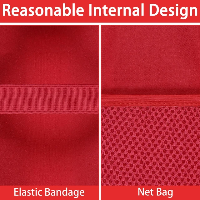Alt view image 4 of 7 - Hard Case for BolaButty X-GO C27C Bluetooth Speaker Speaker,Red Travel Protective Storage Bag with Mesh Pocket & Handle, Shockproof EVA Shell and Soft Lining