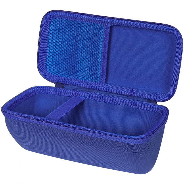 Alt view image 2 of 7 - Hard Case for BolaButty X-GO C27C Bluetooth Speaker Speaker,Blue Travel Protective Storage Bag with Mesh Pocket & Handle, Shockproof EVA Shell and Soft Lining