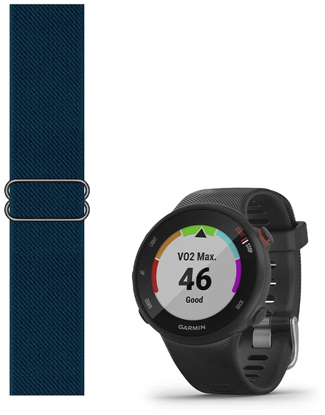 Main image of Stretchy Loop Nylon Strap Compatible with Garmin forerunner 45/45S Bands Replacement Accessory Adjustable Elastic