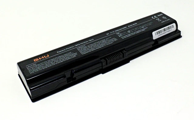 Alt view image 4 of 7 - PA3534U-1BRS Laptop Battery 58Wh Replacement for Toshiba Satellite A200 A205 A210 A300 A305 L305 L300D, Compatible with PA3533U PA3535U