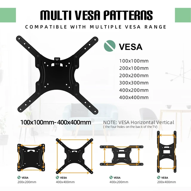 Alt view image 5 of 6 - MP-L28-400 Long Arm Full Motion TV Wall Bracket with 28 inch Extension Articulating Arm Fits Screen Sizes 23 to 55 Inch VESA 400x400mm Compatible (28" Extension 19" to 55" TV)
