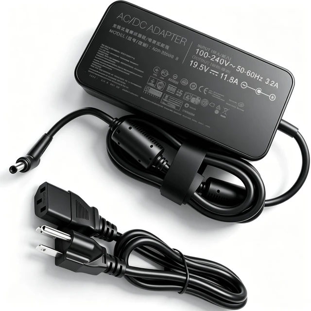 Main image of 230W 6.0×3.7mm Charger Fit for ASUS ROG Strix Zephyrus Laptop Compatible ADP-230GB B, Asus Rog Strix G512 GL531 G702 GL731 G712 GL504GS GL504GV, Zephyrus GM501 GU502 GX502 M15 S15 Laptop