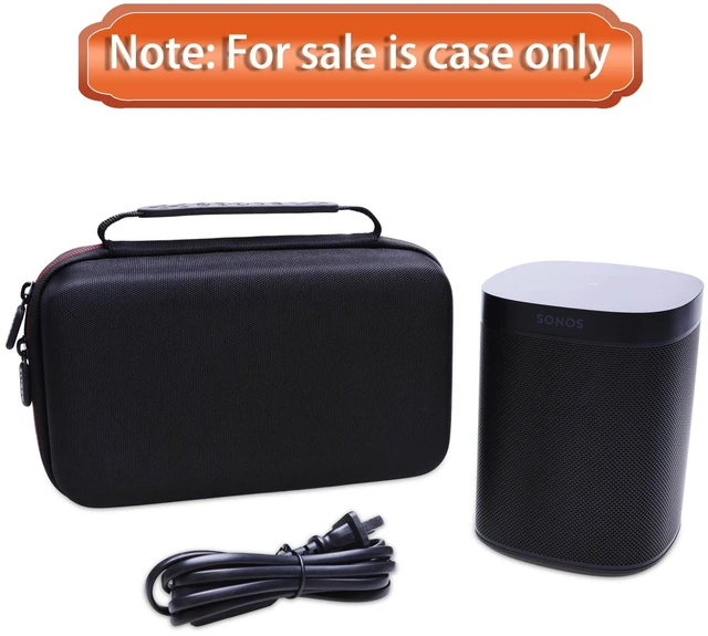 Alt view image 2 of 6 - LTGEM Smart Speaker Case Compatible with Sonos Era 100 Speaker/Sonos One SL- Travel Protective Carrying Storage Bag (Black)
