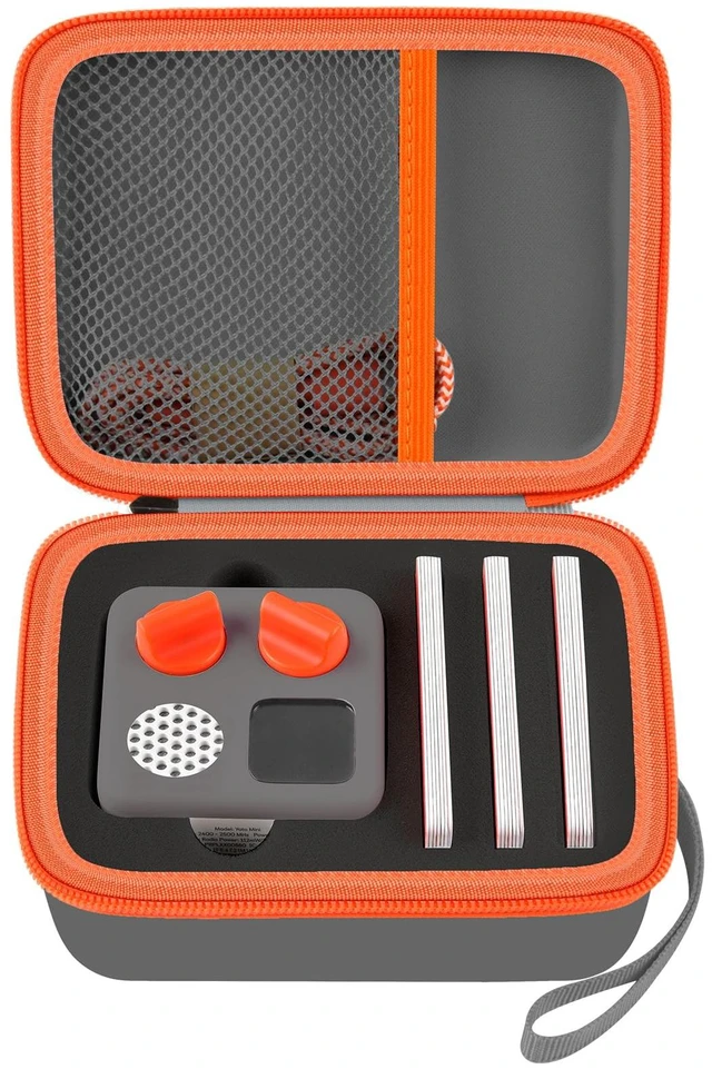 Main image of Travel Case Compatible with Yoto Mini Kids Audio & Music Player, Holder Bag for Childrens Speaker Plays Audiobook Cards -Grey