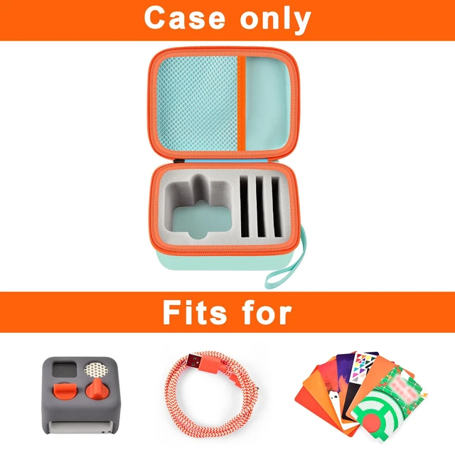 Alt view image 2 of 7 - Travel Case Compatible with Yoto Mini Kids Audio & Music Player, Holder Bag for Childrens Speaker Plays Audiobook Cards -Green