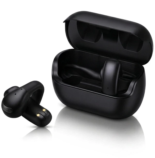 Main image of Open Ear Earbuds, Wireless Bluetooth with Clip-on Cuff Design, IPX4, 20+ Hours Battery (Black)