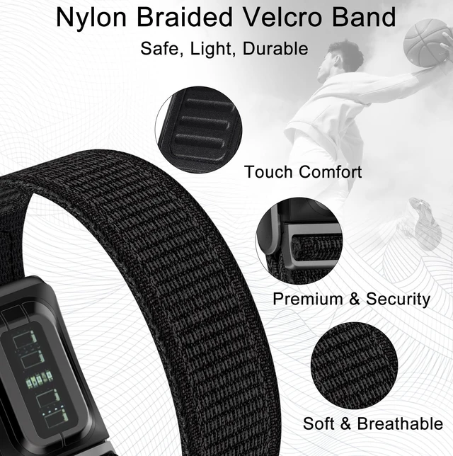 Alt view image 2 of 7 - Compatible with Whoop 5.0 Navigator Band One, Peak and Life/MG, Outdoor Performance Accessory Weather Resistant with Velcro Replacement Straps for Whoop Bands 5.0 Not Compatible with Gen 4