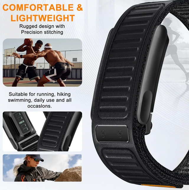 Alt view image 3 of 7 - Compatible with Whoop 5.0 Navigator Band One, Peak and Life/MG, Outdoor Performance Accessory Weather Resistant with Velcro Replacement Straps for Whoop Bands 5.0 Not Compatible with Gen 4