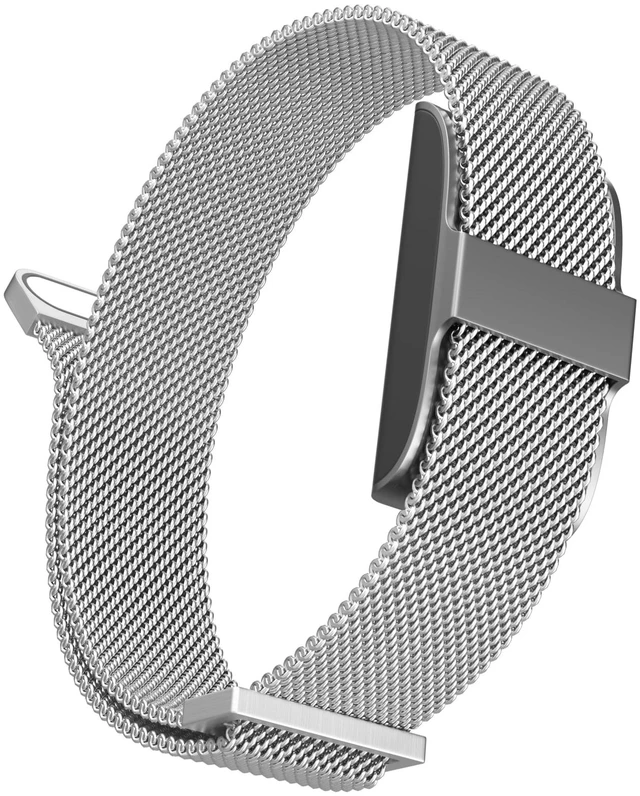 Main image of Metal Replacement Strap Compatible with Hume Band 1.0, Magnetic Mesh Loop Stainless Steel Lightweight Sport Wristand for Women Men