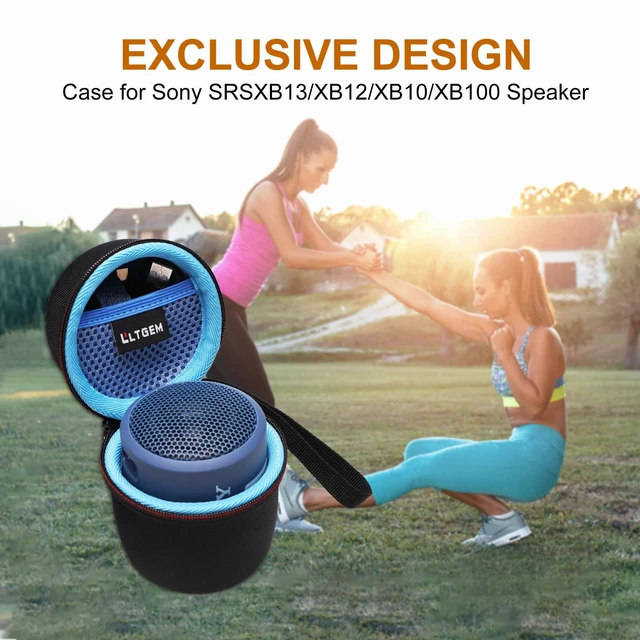 Alt view image 7 of 7 - LTGEM Case for Sony SRS-XB100/SRS-XB13/SRS-XB12 Bluetooth Speaker Hard EVA Shell, Water-Resistant, Shock Protection, Scratch-Resistant Interior, Portable Travel Storage Case Only