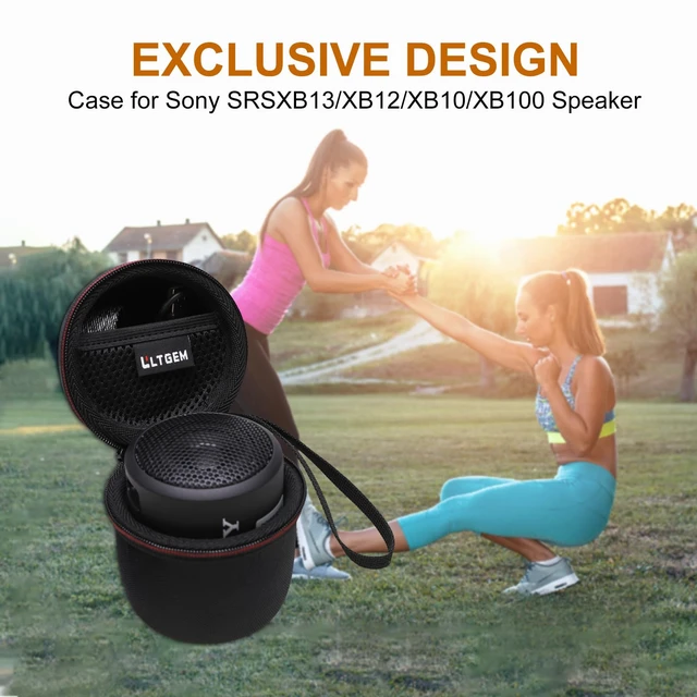 Alt view image 7 of 7 - LTGEM Case for Sony SRS-XB100/SRS-XB13/SRS-XB12 Bluetooth Speaker Hard EVA Shell, Water-Resistant, Shock Protection, Scratch-Resistant Interior, Portable Travel Storage Case Only