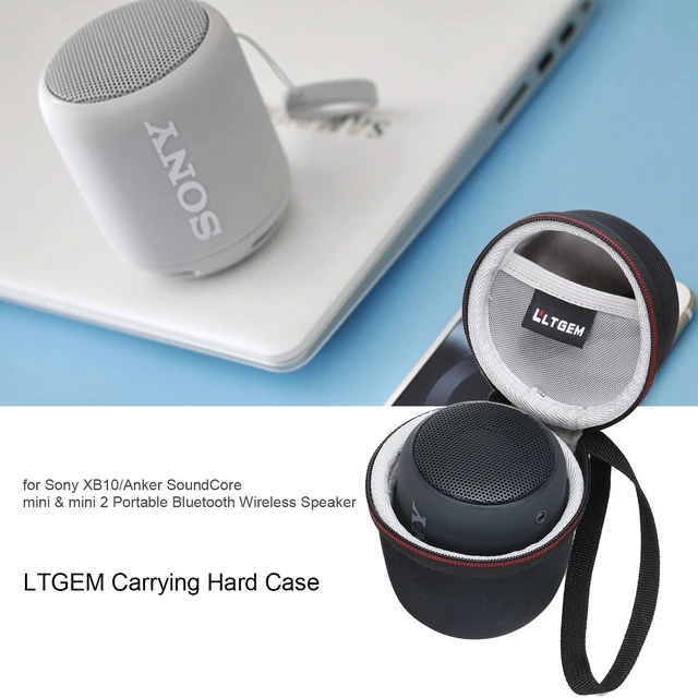 Alt view image 7 of 7 - LTGEM Case for Sony SRS-XB100/SRS-XB13/SRS-XB12 Bluetooth Speaker Hard EVA Shell, Water-Resistant, Shock Protection, Scratch-Resistant Interior, Portable Travel Storage Case Only
