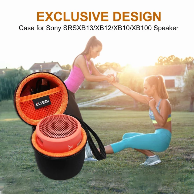 Alt view image 7 of 7 - LTGEM Case for Sony SRS-XB100/SRS-XB13/SRS-XB12 Bluetooth Speaker Hard EVA Shell, Water-Resistant, Shock Protection, Scratch-Resistant Interior, Portable Travel Storage Case Only