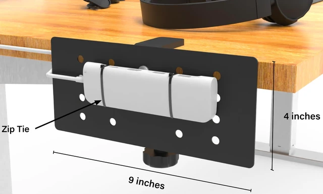 Alt view image 4 of 7 - Docking Station Side-Mount Bracket Holder-Compatible with Dell/Thunderbolt Dock/Thinkpad USB C Docking Station