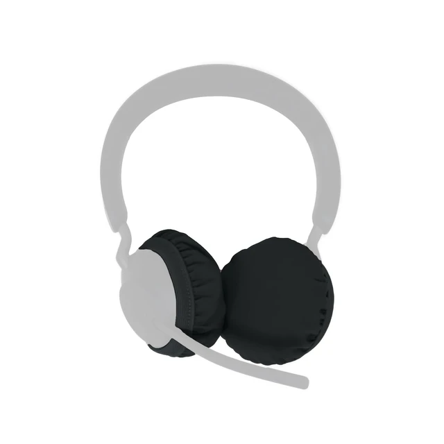Alt view image 2 of 5 - RF Blocking Headset Covers Shielding for On-Ear Wireless Headsets, Headphones Reduces RF Exposure Between 90-98% Fits Most On-Ear Headsets (Black, Medium)