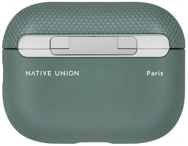 Alt view image 2 of 7 - (Re) Classic Case for AirPods Pro 2 Premium Plant-Based Materials Supports Wireless Chargers Compatible with AirPods Pro, AirPods Pro 2nd Gen (Slate Green)