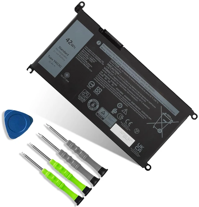 Main image of 42Wh YKG3C Laptop Battery Replacement for Dell Chromebook 3120 Chromebook 3120 2-in-1 Series Notebook 0YKG3C 0RF9H3 11.4V 3500mAh