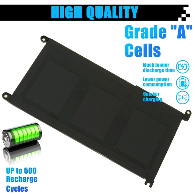 Alt view image 5 of 7 - 42Wh YKG3C Laptop Battery Replacement for Dell Chromebook 3120 Chromebook 3120 2-in-1 Series Notebook 0YKG3C 0RF9H3 11.4V 3500mAh