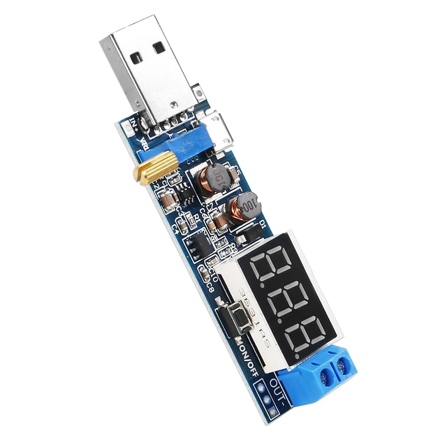 Alt view image 6 of 7 - 6pcs USB Buck Boost Converter 3.5V-12V to 1.2V-24V DC-DC Adjustable Step Up Step Down Power Supply Module Voltage Regulator 5V to 3.3V 9V 12V 18V 24V