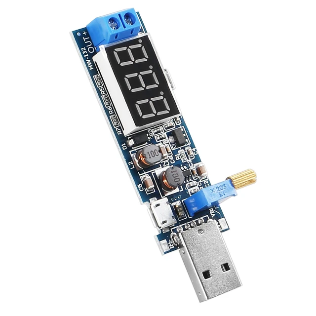 Alt view image 7 of 7 - 6pcs USB Buck Boost Converter 3.5V-12V to 1.2V-24V DC-DC Adjustable Step Up Step Down Power Supply Module Voltage Regulator 5V to 3.3V 9V 12V 18V 24V