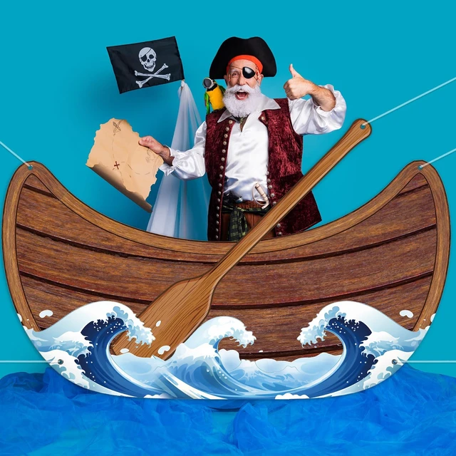 Alt view image 5 of 7 - Nautical party Decoration Boat Fabric Photo Booth Prop Canoe Photo Banner Backdrop Sailor party decor Sailor Birthday Parties Supplies For Nautical Parties Supplies Favors Beach Theme Decoration