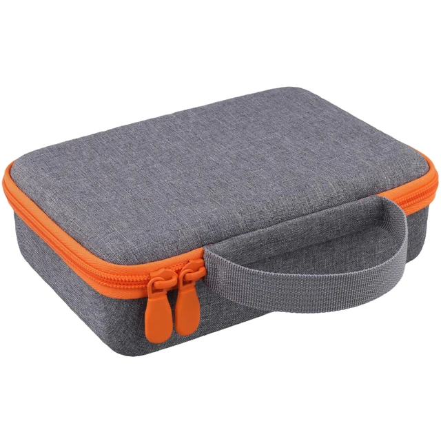 Alt view image 7 of 7 - Hard Storage Case for WOLFBOX MF200 Electric Air Duster Shockproof, Anti-crush, Mesh Pocket, Accessory storage, Not losing accessories, Protective Storage Box, Gray Case