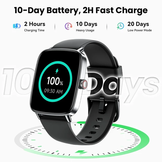 Alt view image 6 of 7 - Smart Watch for WomenBlack 100+ Watch Face