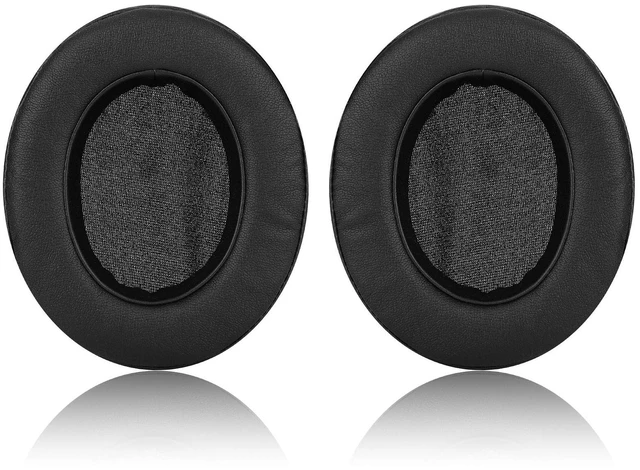 Main image of Replacement Ear Pads Cushion Cover with Protein Leather & Memory Foam for Razer Nari, Ultimate, Essential, Kraken Kitty, Kraken Tournament Edition Headset ONLY Oval (Black)