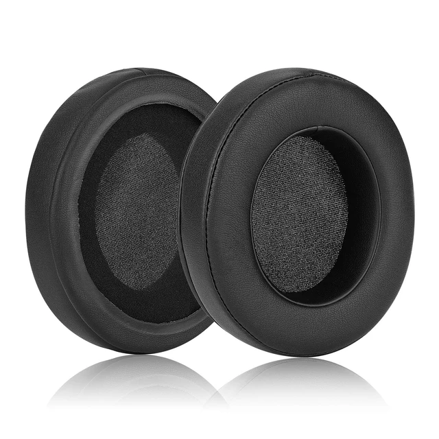 Alt view image 5 of 7 - Replacement Ear Pads Cushion Cover with Protein Leather & Memory Foam for Razer Nari, Ultimate, Essential, Kraken Kitty, Kraken Tournament Edition Headset ONLY Oval (Black)