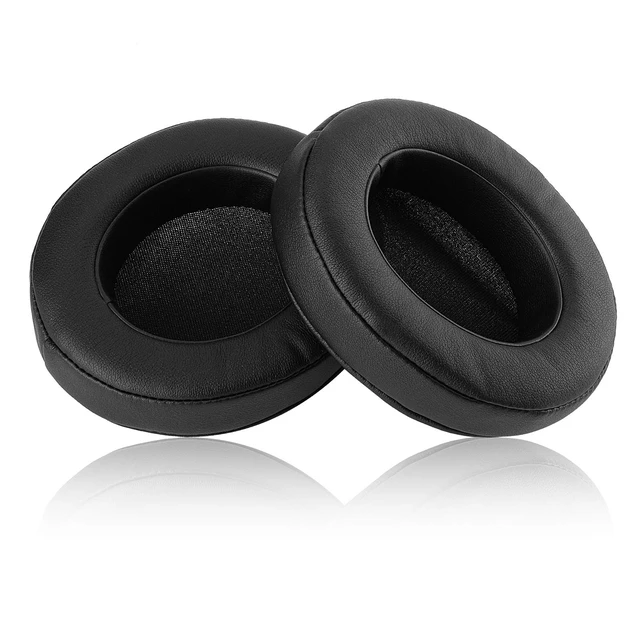 Alt view image 7 of 7 - Replacement Ear Pads Cushion Cover with Protein Leather & Memory Foam for Razer Nari, Ultimate, Essential, Kraken Kitty, Kraken Tournament Edition Headset ONLY Oval (Black)