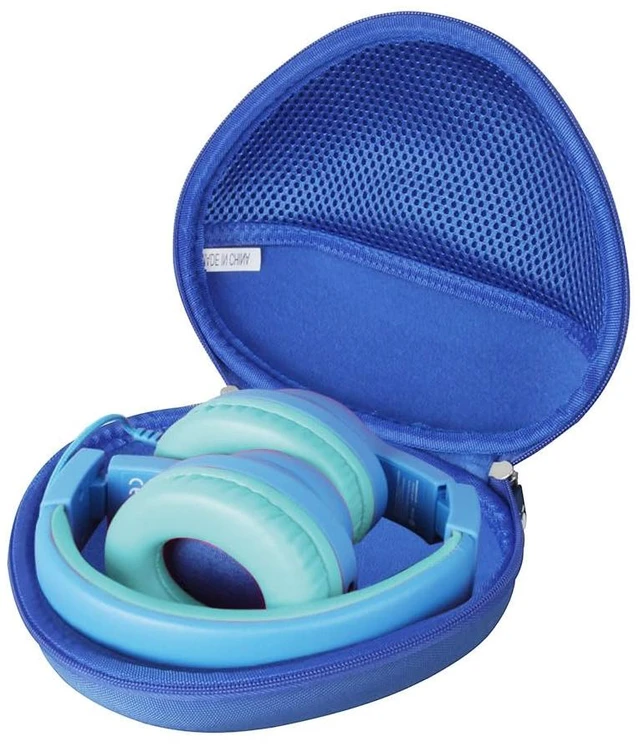 Main image of Hard Travel Case for iClever HS19 / iClever BTH12 Kids Headphones (Blue)