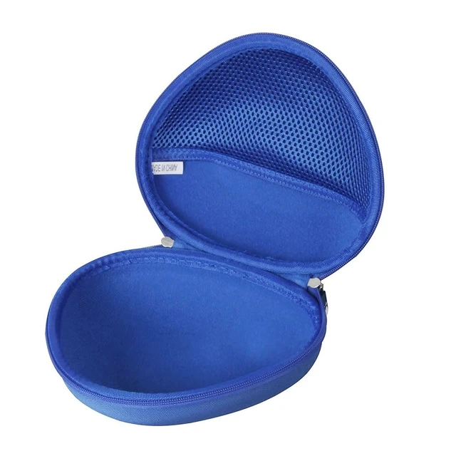 Alt view image 3 of 6 - Hard Travel Case for iClever HS19 / iClever BTH12 Kids Headphones (Blue)