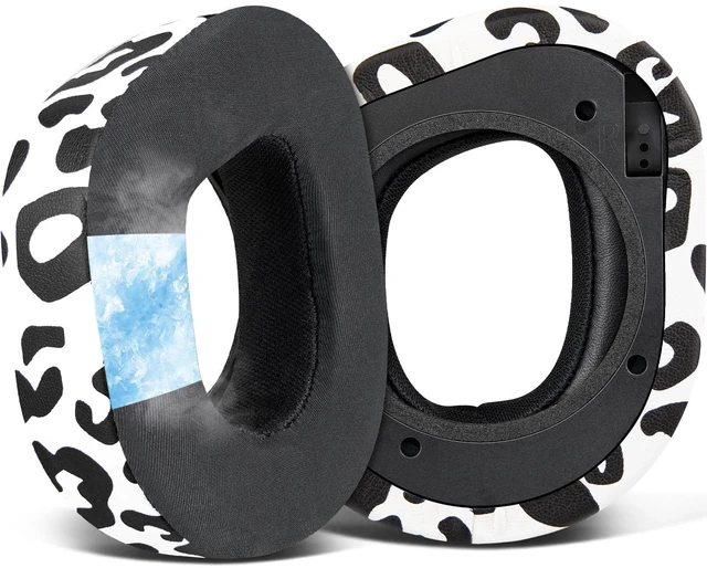 Main image of Cooling-Gel Earpads Cushions Replacement for Turtle Beach Stealth 700 Gen 2, 700 Gen2 MAX Wireless Gaming Headset, Ear Pads with Ice Silk Fabric, Noise Isolation Foam - Snow Leopard