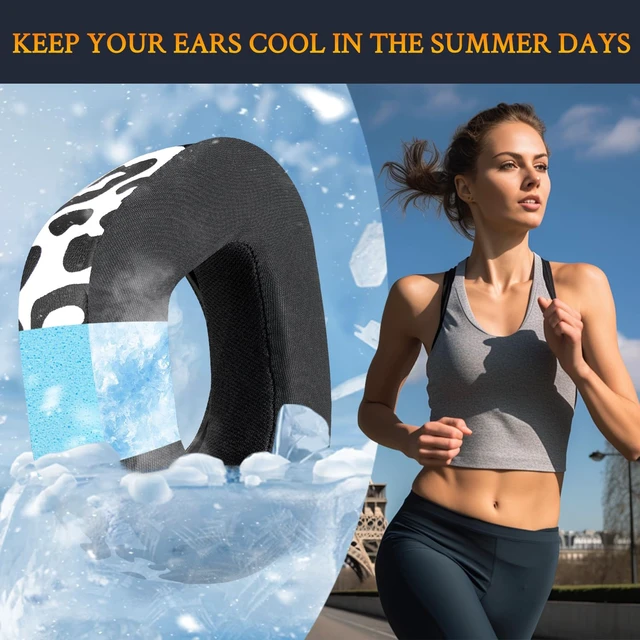 Alt view image 7 of 7 - Cooling-Gel Earpads Cushions Replacement for Turtle Beach Stealth 700 Gen 2, 700 Gen2 MAX Wireless Gaming Headset, Ear Pads with Ice Silk Fabric, Noise Isolation Foam - Snow Leopard