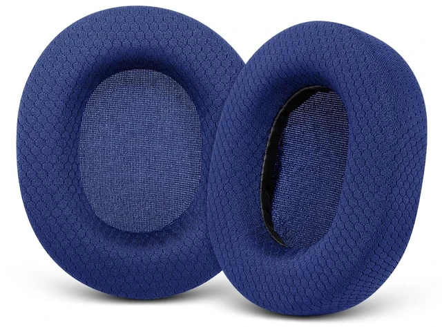 Main image of GEVO Ear Pads for SteelSeries Arctis 1/3/5/7/7P/7X/9/Pro/Prime - Blue Also for Arctis 7/7+/7P/7X, Arctis 9/9X Headset, Earpads Cushions Replacement with Mesh Fabric, High-Density Foam
