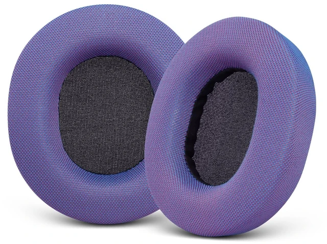 Main image of GEVO Ear Pads for SteelSeries Arctis 1/3/5/7/7P/7X/9/Pro/Prime - Purple Also for Arctis 7/7+/7P/7X, Arctis 9/9X Headset, Earpads Cushions Replacement with Mesh Fabric, High-Density Foam